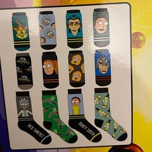 Rick and Morty Crew Socks